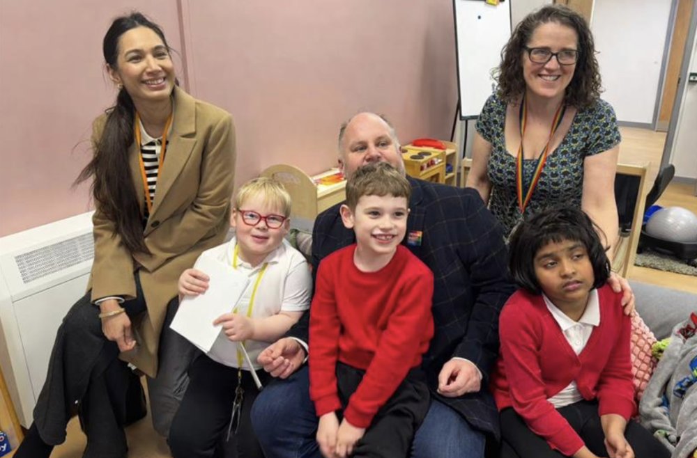 The visit to Oaktree Nursery and Primary School