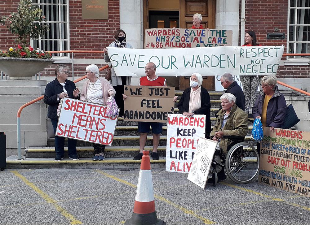 Sheltered housing residents demand full-time wardens