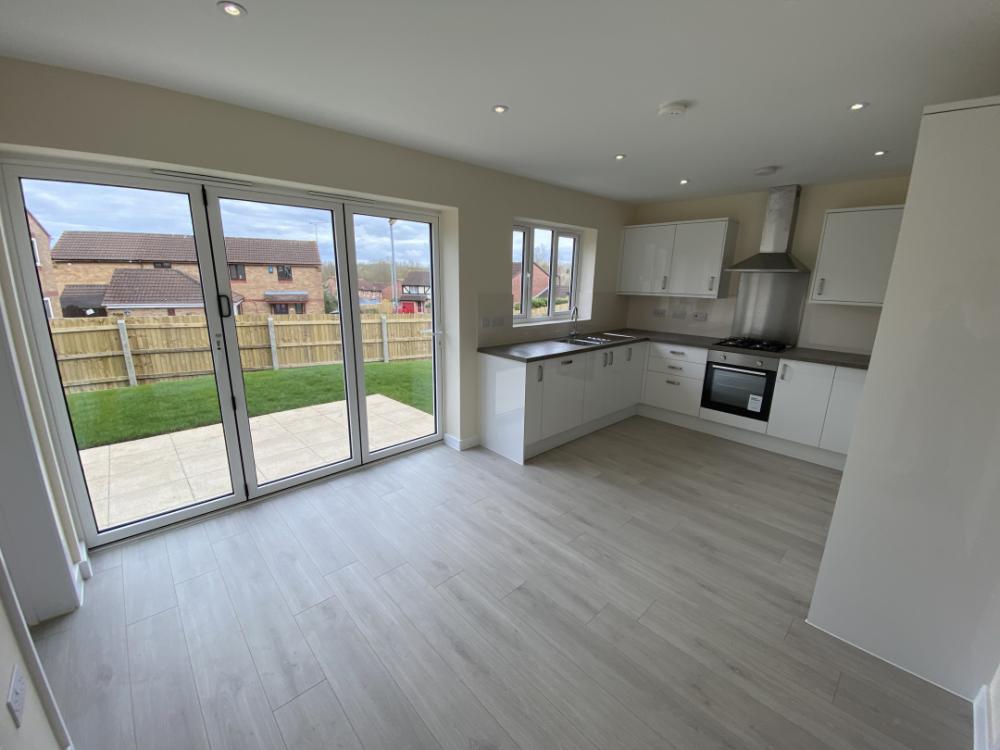 An interior of one of the new homes