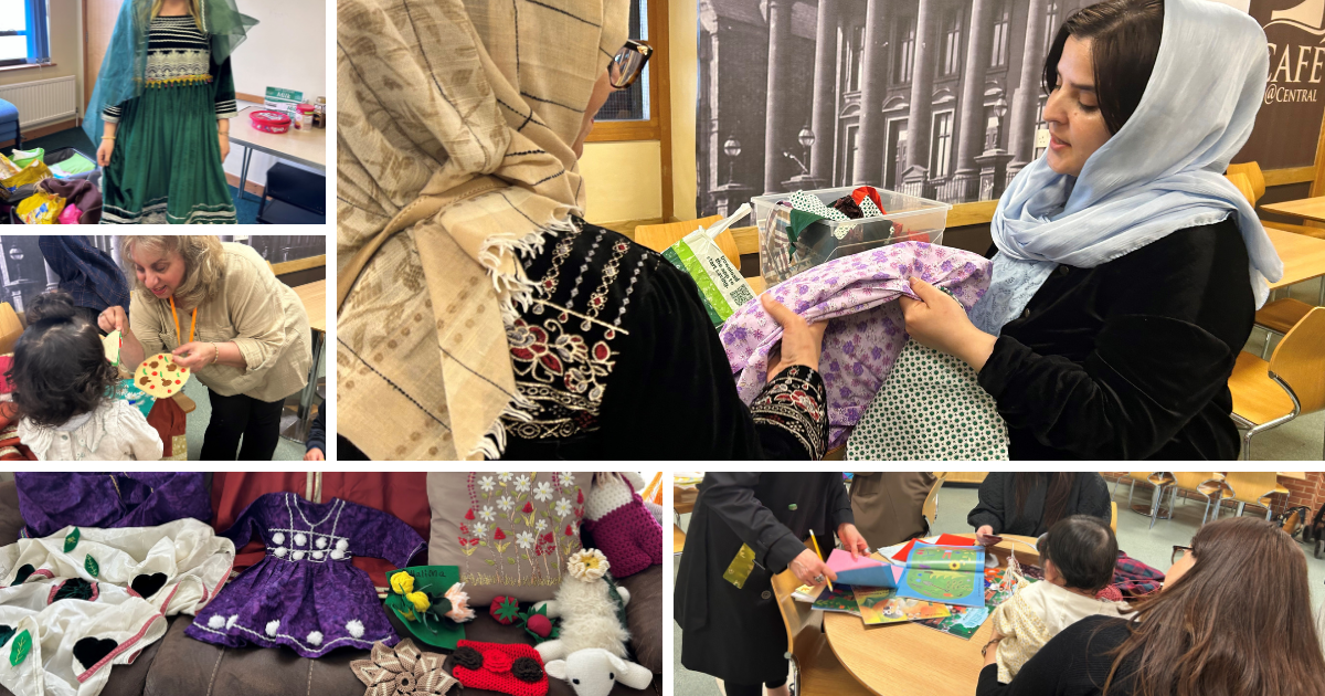 Story sacks help residents to learn language