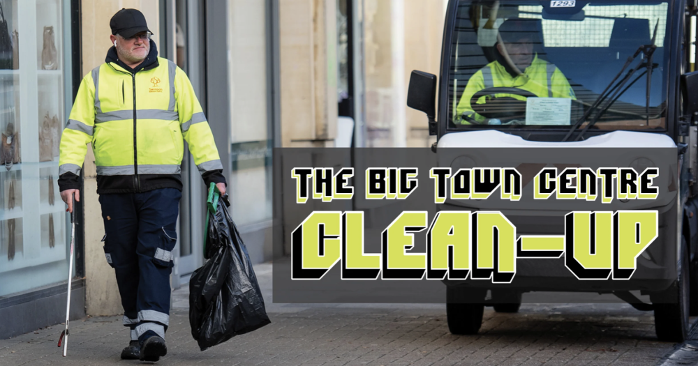 The Big Town Centre Clean-Up will take place in the last two weeks of August