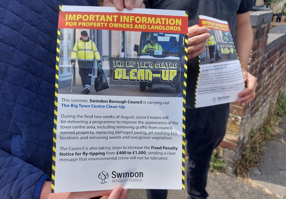 Council calls on homeowners and landlords to support town centre clean-up