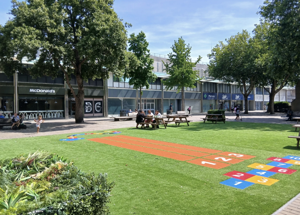 Wharf Green in the town centre