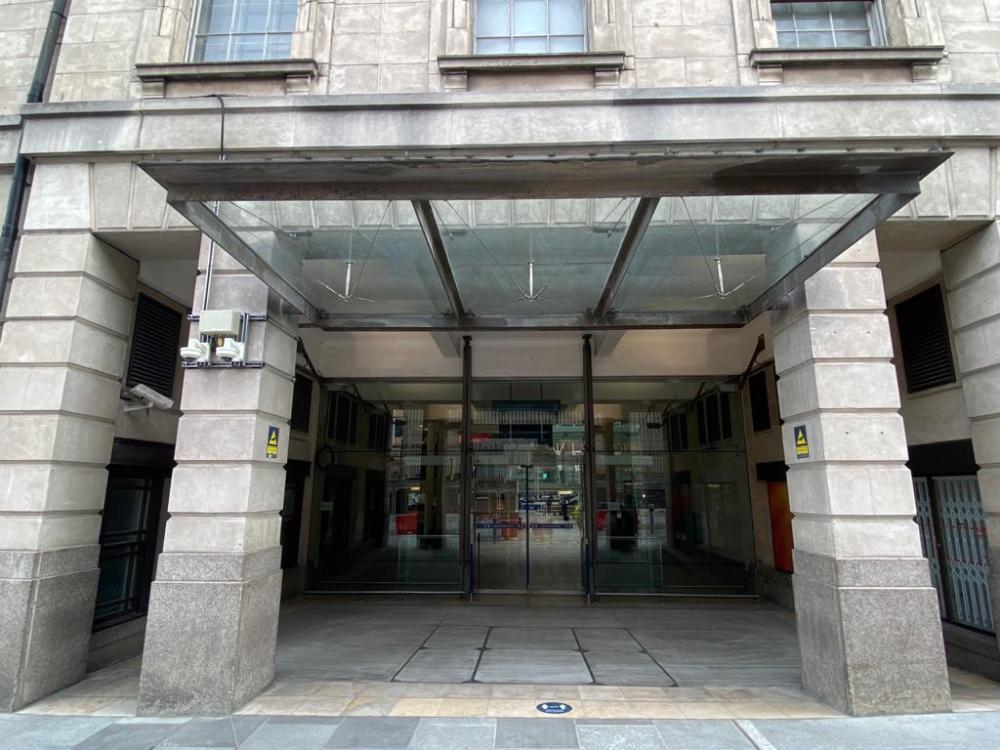 The new entrance at Paddington Station