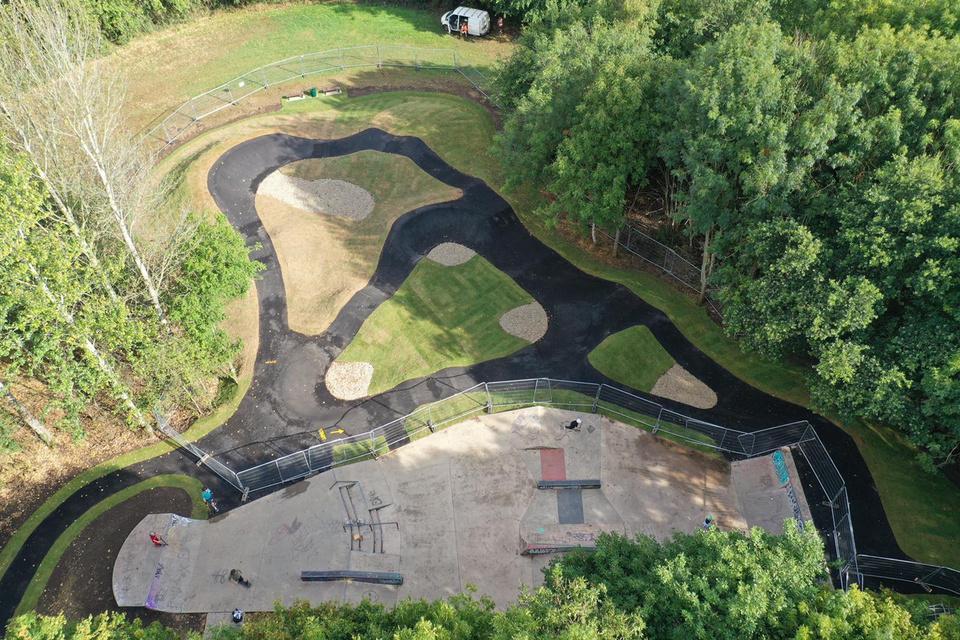New accessible multi-wheels pump track opens in West Swindon