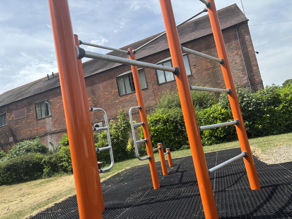New outdoor gym officially open