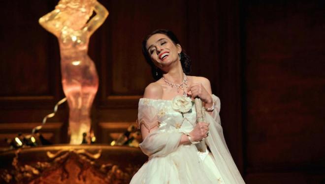 Soprano Ermonela Jaho as Violetta in the National Opera's staging of La Traviata