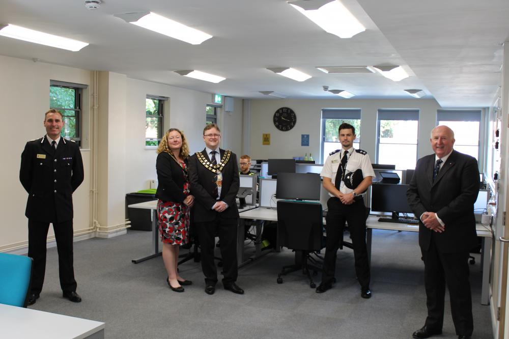 The refurbishment included a new parade room