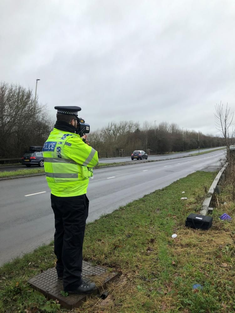 Swindon Police say the operation was prompted by public concerns over speeding traffic 