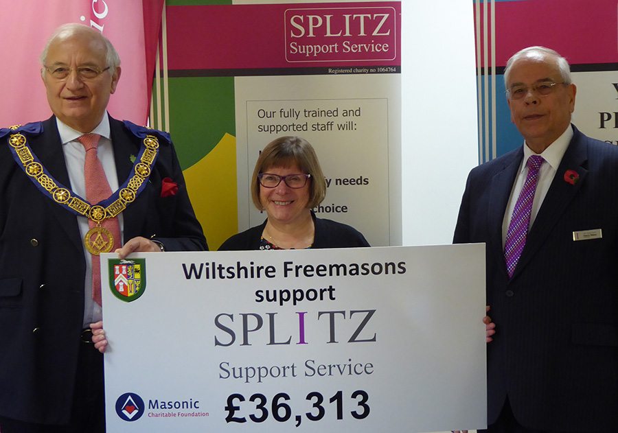 Masons support domestic abuse charity with ?36k donation