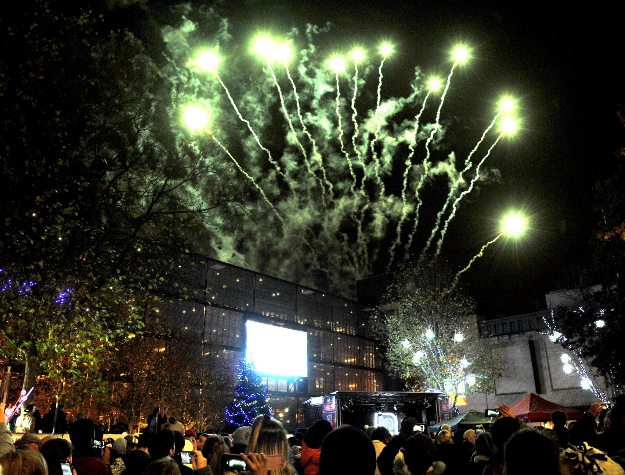The countdown is on to the BIG switch on in the Swindon Town Centre